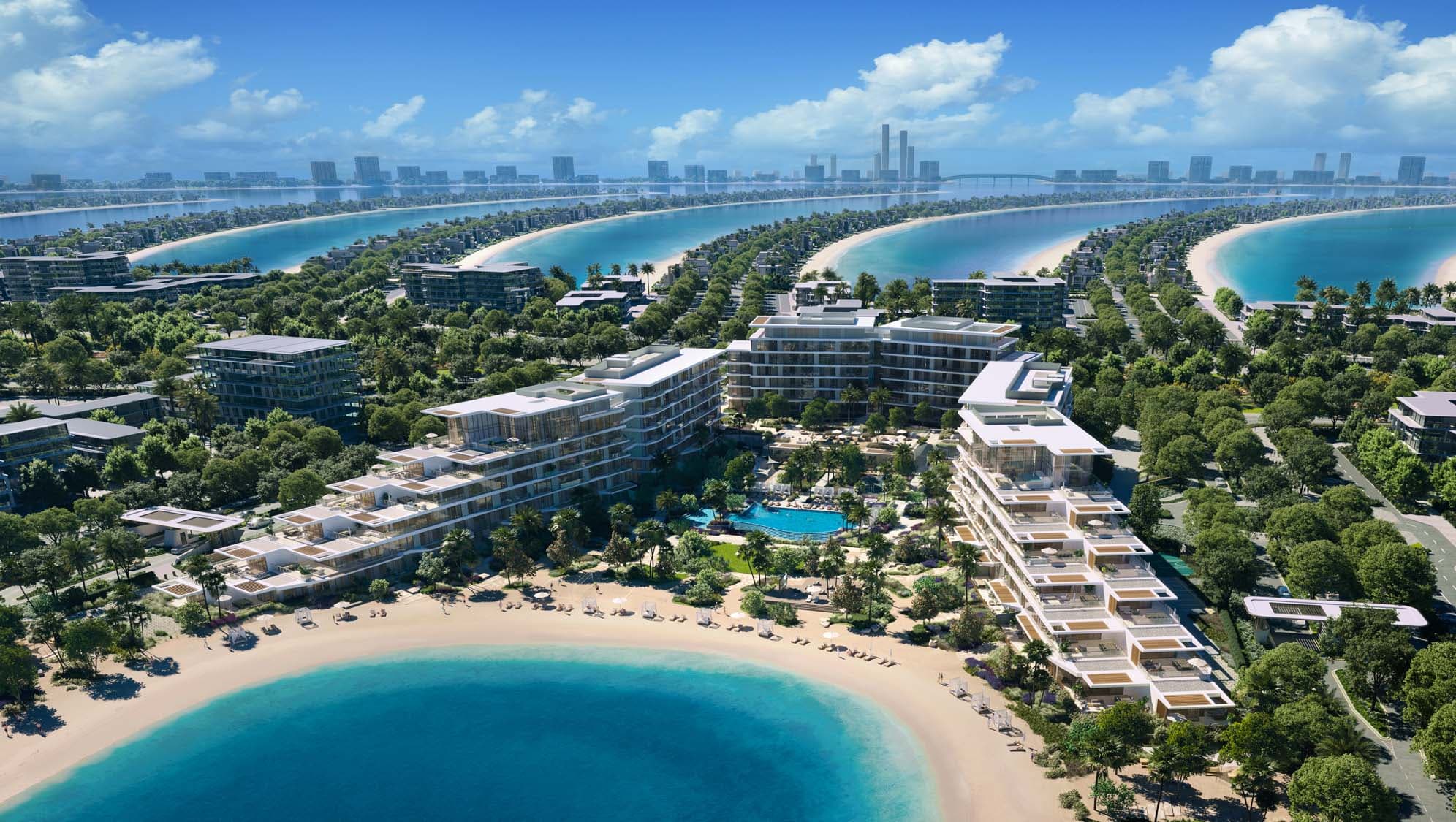 Palm Central — Beachfront tower