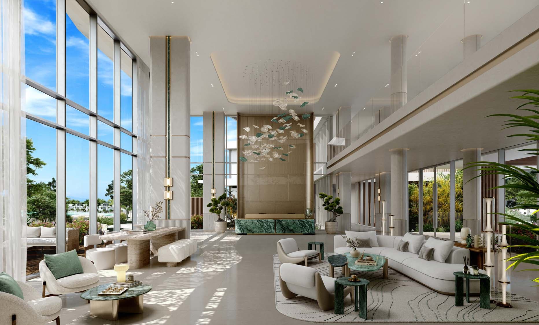 Palm Central — Resort lobby